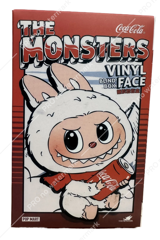 POP MART × Coca-Cola – The Monsters Vinyl Face Blind Box Collectible Figure (Ages 15+)